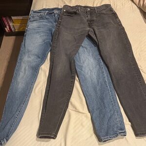 Lucky Brand Athletic Fit Men's Blue and Gray Jeans 30x32